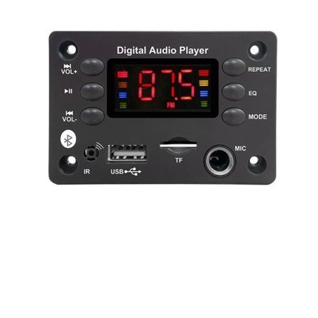 Bluetooth Dekoder Tavle Håndfri Bil Lyd Mikrofon USB TF FM Radio Mp3 Musik Afspiller Højttaler