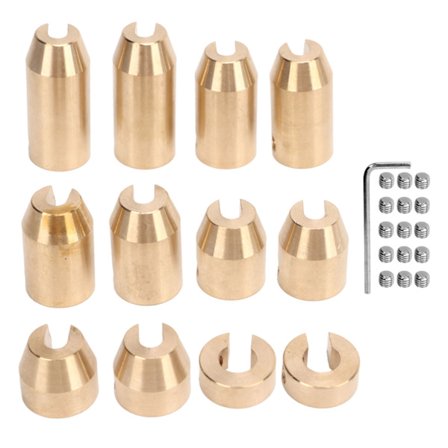 Messinghjul Eike Balansevekter Presis Design Slitesterk Refill for Super Moto Dual Sport 12 stk