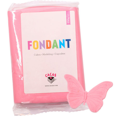 Cacas Fondant Rosa 250G