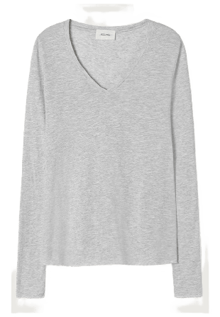 American Vintage T-shirt långärmad Jacksonville Överdelar Dam Beige XS