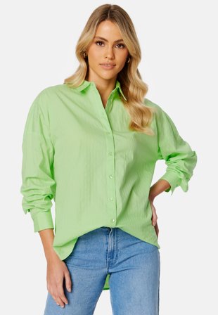 SELECTED Emma-Sanni LS Shirt Pistachio Green Klær