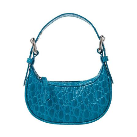 By Far, Soho Mini Shoulder Bag Niebieski, Kobieta, Rozmiar: ONE Size