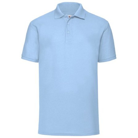 Fruit Of The Loom Herr 65/35 Pique Kortärmad Polotröja S Sky Blue