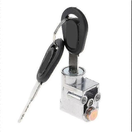 Tändningslås Batterisäkerhetspaket Boxlås, 2 Nycklar För Motorcykel Elcykel Scooter E-cykel Säkerhetsverktyg Motorcykeldelar