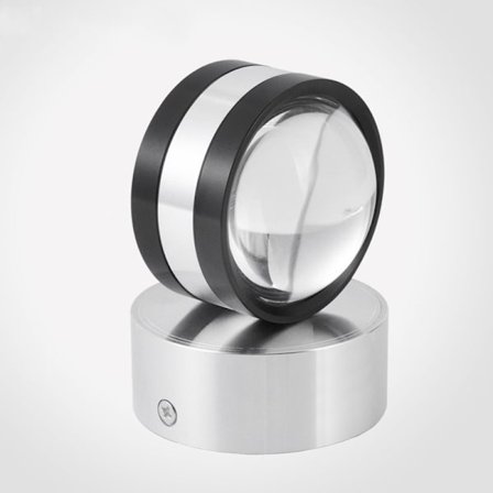 LED-seinävalaisin, kaksipuolinen kide, ylös ja alas, sisävalaistus