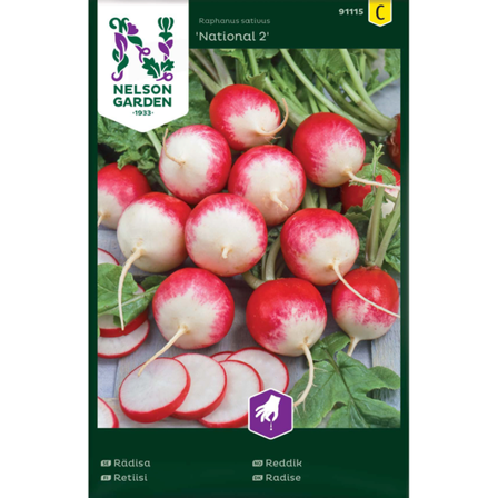 Nelson Garden Porsjonsfrø Reddik Rovi