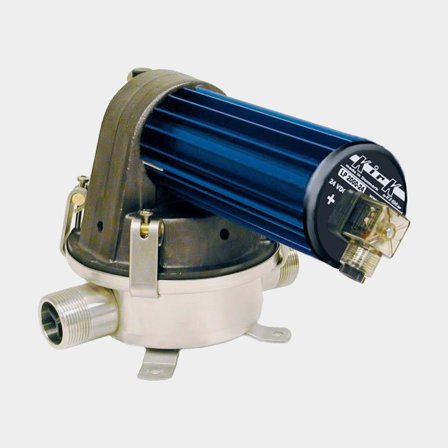 Elektrisk lænsepumpe Kirk LP 2000, (33 liter / minut), 12 V, manuel driftstart, uden niveauføler, G 1 1/4" (BSP)