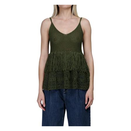 P.a.r.o.s.h. Sleeveless Tops Grøn, Dame