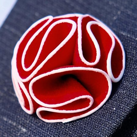 Καρφίτσα Πέτου Camellia Red Flower για άνδρες - Καρφίτσες πέτου λουλούδι