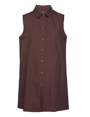 Maternity Button-Down Top Kortermet Skjorte Brun GAP