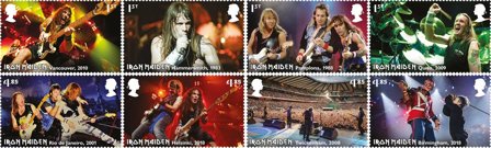 England 2023 - Iron Maiden - Postfrisk sæt 8v