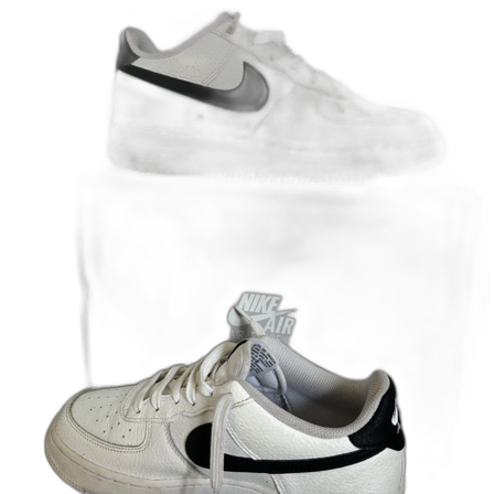Nike Air Force 1 vita och svarta storlek