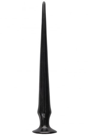 Ass Spike Dildo Black 33 cm Ekstra lang analdildo