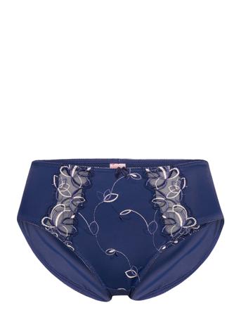 Diva Rio H Lingerie Panties High Waisted Panties Blå Hunkemöller