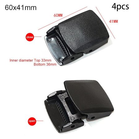 4 kpl Sidontahihna Solki Muovinen Puristussolki 60X41MM