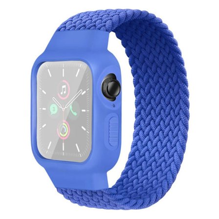 Apple Watch Series 6 / 5 40mm simple nylon watch band - Blue / Size: 160mm