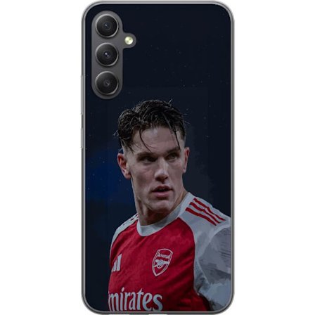 Kompatibelt Mobildeksel til Samsung Galaxy A25 Pastellregnbue med hvite stjerner og myk fargeovergang i drømmende himmeldesign