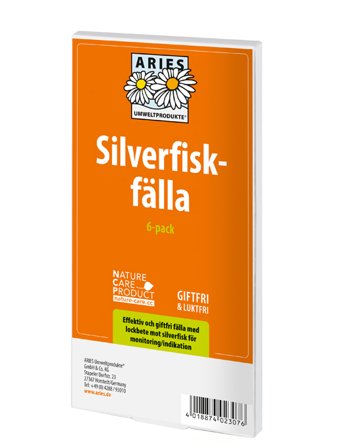 Aries sølvfiskefælde, 6-pak