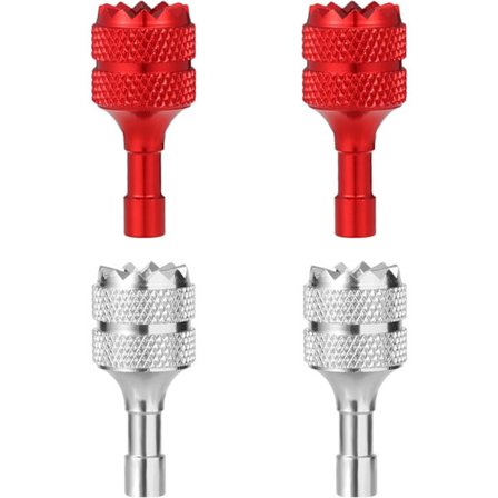 4 kpl drone-ohjaussauvoja, alumiininen drone-ohjaimen joystick irrotettava peukalovipu korvaava yhteensopiva DJI Mini 3 Pro DJI RC:n kanssa