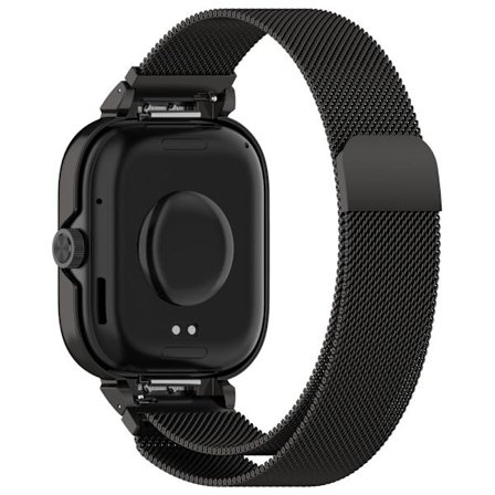 Magnetiskt armband Xiaomi Redmi Watch 5 / Watch 5 Esim / Watch 4 med integrerad metallram - Svart