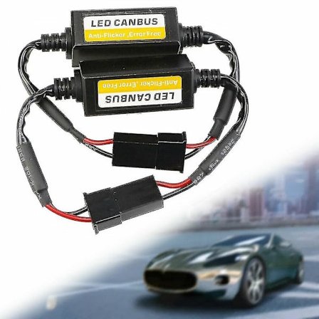 2x H7 Led-ajovalot Canbus Virheetön Varoitusvastukset Dekooderi Välkkymisen Esto Iso-Britannia