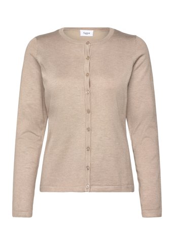 Saint Tropez A8661, Milasz R-Neck Cardigan - Beige - M
