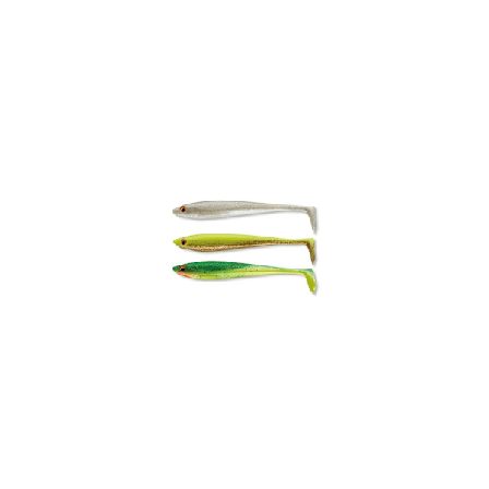 Soft lure Daiwa PX DuckFin Shad UV Set 9,0cm 7st
