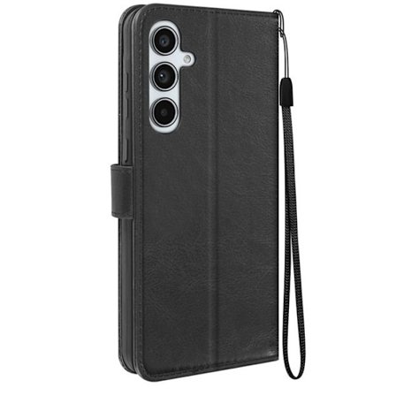 Kotelo Samsung A55:lle - MAYAXESS - Lompakkoteline - Musta