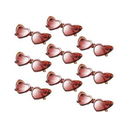 Vintage Hjerte Solbriller, 9 Par Hjertebriller Kat Mod Retro Festbriller Kvinder Fest Bryllupsbriller