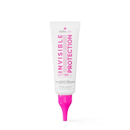 Veralab INVISIBLE DAILY PROTECTION SPF 50 Crema viso SPF50 con attivi opacizzanti 50ml - Solare viso alta prot.