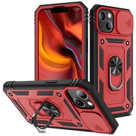 Bofink Combat iPhone 13 skal - Röd