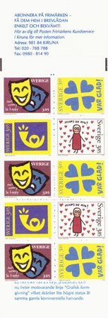 Sverige 1996 - MICHEL MH219 - Postfrisk hæfte