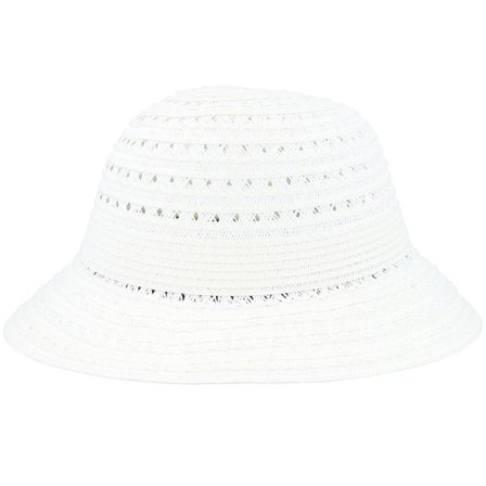 Seeberger - White Kapelusz - Paperbraid Mix White Cloche @ Hatstore