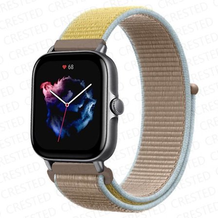 20 mm 22 mm watch för Amazfit Gts/2/2e/4/3/mini Gtr 4/2/3/ pro 47 mm Stratos 3 nylon Pulseira Correa Amazfit bipsband