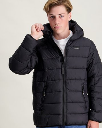 Garcia boys outdoor jacket Czarny Kurtki Chłopiec - Kids Brand Store