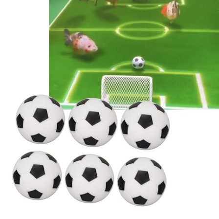 10 st Mini Fotboll Akvarium Dekoration Livsliknande Form Flytande Fisk Tank Fotboll Dekoration för Akvarium Fisk Tank S