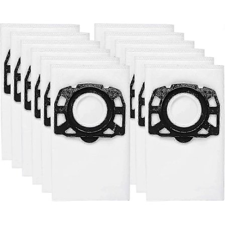 12-pak KFI 487 filterposer til Kärcher WD4, WD5, WD6 støvsugere