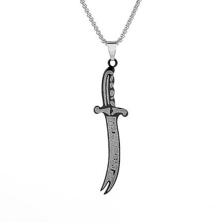 Ayatul Kursi Armbånd i Rustfrit Stål Islamisk Muslimsk Koran Vers Manchet Armbånd Mænd Arabisk Kalligrafi Smykker Gaver