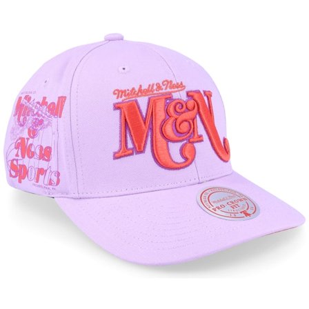 Mitchell & Ness - Nachový adjustable Kšiltovka - Overlay Pro Purple Adjustable @ Hatstore