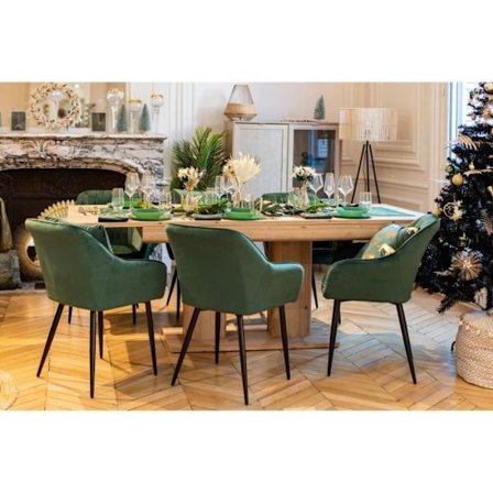 Utdragbart matbord - Heidelberg - L140/220 x D 90 x H 80 cm