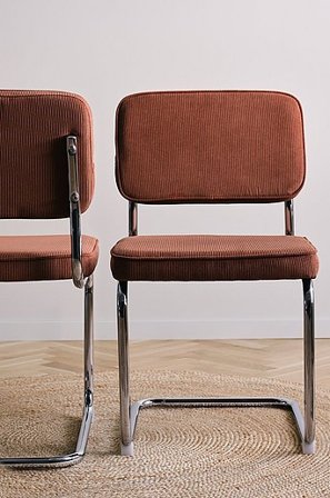 Jotex - 2-szt Krzesło Rdzawobrązowy - HJO - Kup Krzesła do jadalni i do kuchni firmy Jotex