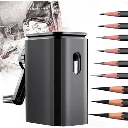 2 stk. Blyantspidsere, 9 Gear Justerbar, Skrivebords-Skitserkunst Special Blyantspidser (PA)