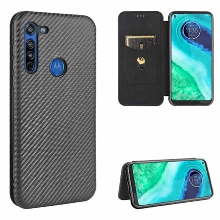 Motorola Moto G8 Power Flip Case -korttipaikka CarbonDreams