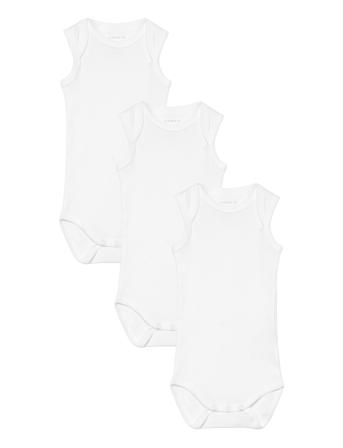 Nbnbody 3P Tank Solid White 3 Noos White Name It