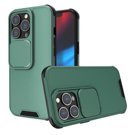 Iphone 13 Pro - Camshield Hybrid Skal - Grön