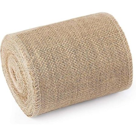 15 cm bred hessian - rustik bånd rulle til DIY håndværk dekoration, 10 meter