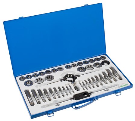 PELA 64802 Gjengesett 45-deler, metrisk, Håndverktøy