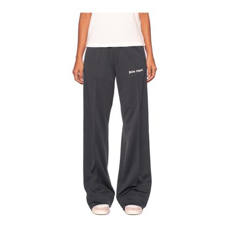 Palm Angels, Wide Trousers Grijs, Dames, Maat:S
