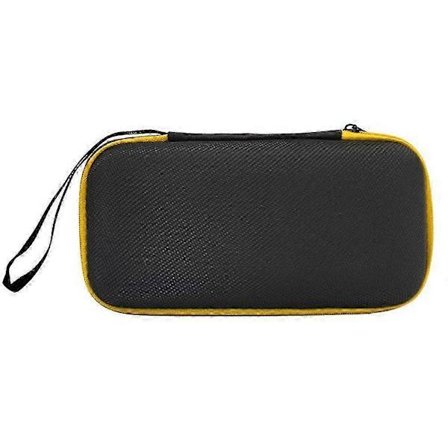 For RG40XX H RG405M Handheld Game Console Shockproof Travel Storage Bag Handheld Protective Case Black&Yellow
