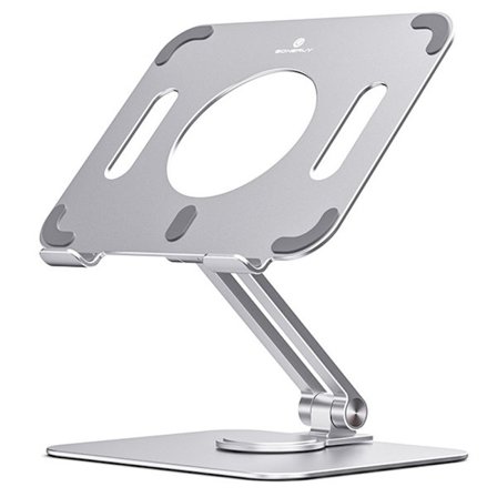 BONERUY Roterande Stativ För Surfplatta Silver